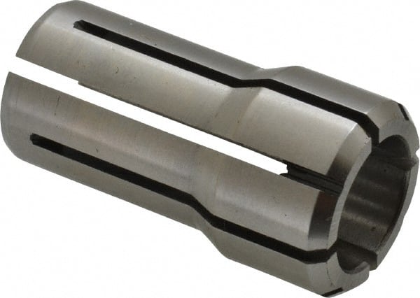 Parlec - 33/64 Inch, 1/2 to 33/64 Inch Collet Capacity, Series DA100 Double Angle Collet - 1-7/16 Inch Overall Length, 0.769 Inch Overall Diameter - Exact Tooling