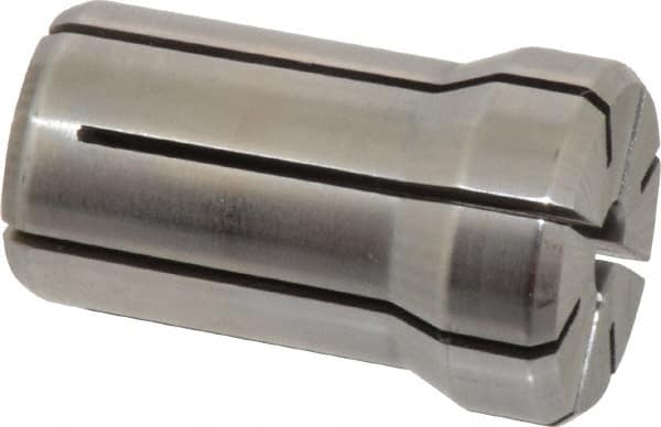 Parlec - 1/4 Inch, 15/64 to 1/4 Inch Collet Capacity, Series DA180 Double Angle Collet - 1.639 Inch Overall Length, 1.025 Inch Overall Diameter - Exact Tooling