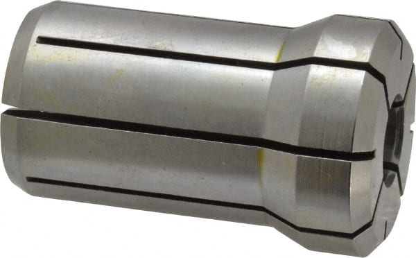 Parlec - 3/8 Inch, 0.3594 to 3/8 Inch Collet Capacity, Series DA180 Double Angle Collet - 1.639 Inch Overall Length, 1.025 Inch Overall Diameter - Exact Tooling