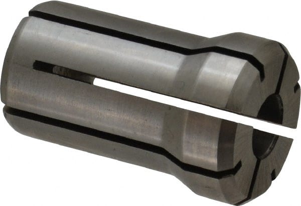 Parlec - 25/64 Inch, 3/8 to 25/64 Inch Collet Capacity, Series DA180 Double Angle Collet - 1.639 Inch Overall Length, 1.025 Inch Overall Diameter - Exact Tooling