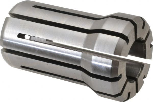 Parlec - 33/64 Inch, 1/2 to 33/64 Inch Collet Capacity, Series DA180 Double Angle Collet - 1.639 Inch Overall Length, 1.025 Inch Overall Diameter - Exact Tooling