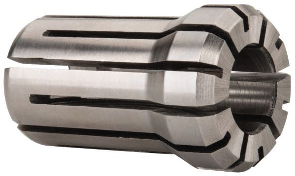 Parlec - 17/32 Inch, 33/64 to 17/32 Inch Collet Capacity, Series DA180 Double Angle Collet - 1.639 Inch Overall Length, 1.025 Inch Overall Diameter - Exact Tooling