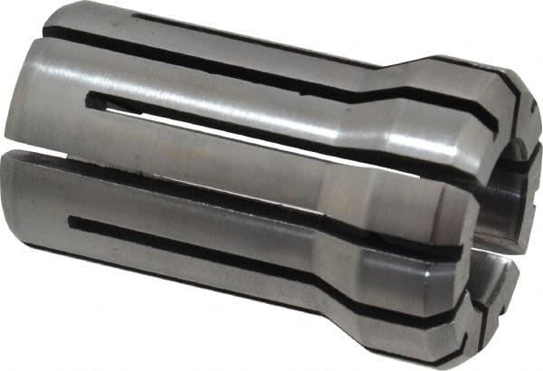 Parlec - 9/16 Inch, 35/64 to 9/16 Inch Collet Capacity, Series DA180 Double Angle Collet - 1.639 Inch Overall Length, 1.025 Inch Overall Diameter - Exact Tooling