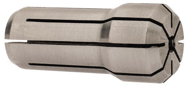Parlec - 3/32 Inch, 5/64 to 3/32 Inch Collet Capacity, Series DA200 Double Angle Collet - 1-3/16 Inch Overall Length, 0.539 Inch Overall Diameter - Exact Tooling