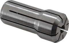 Parlec - 1/8 Inch, 7/64 to 1/8 Inch Collet Capacity, Series DA200 Double Angle Collet - 1-3/16 Inch Overall Length, 0.539 Inch Overall Diameter - Exact Tooling