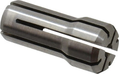 Parlec - 9/64 Inch, 1/8 to 9/64 Inch Collet Capacity, Series DA200 Double Angle Collet - 1-3/16 Inch Overall Length, 0.539 Inch Overall Diameter - Exact Tooling