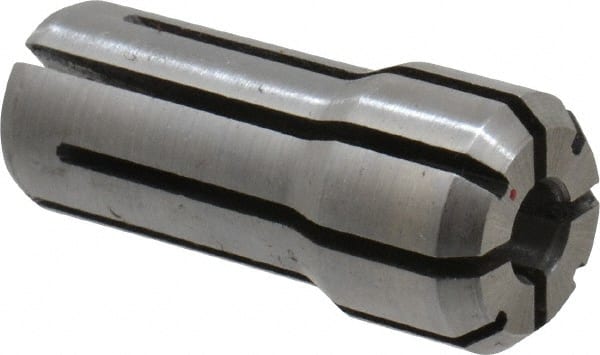 Parlec - 3/16 Inch, 11/64 to 3/16 Inch Collet Capacity, Series DA200 Double Angle Collet - 1-3/16 Inch Overall Length, 0.539 Inch Overall Diameter - Exact Tooling