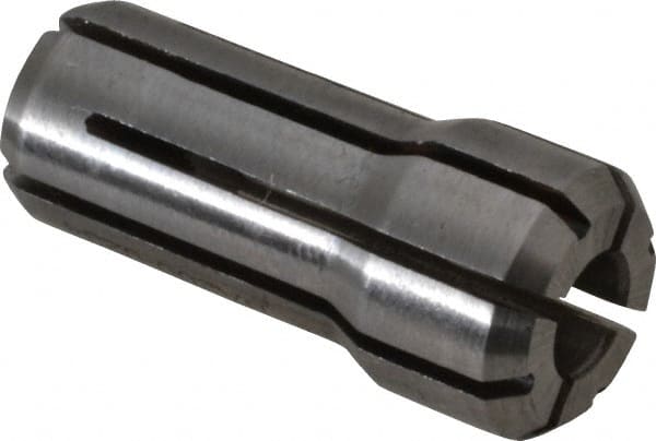 Parlec - 15/64 Inch, 0.2188 to 15/64 Inch Collet Capacity, Series DA200 Double Angle Collet - 1-3/16 Inch Overall Length, 0.539 Inch Overall Diameter - Exact Tooling