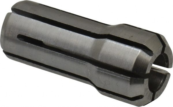 Parlec - 17/64 Inch, 1/4 to 17/64 Inch Collet Capacity, Series DA200 Double Angle Collet - 1-3/16 Inch Overall Length, 0.539 Inch Overall Diameter - Exact Tooling