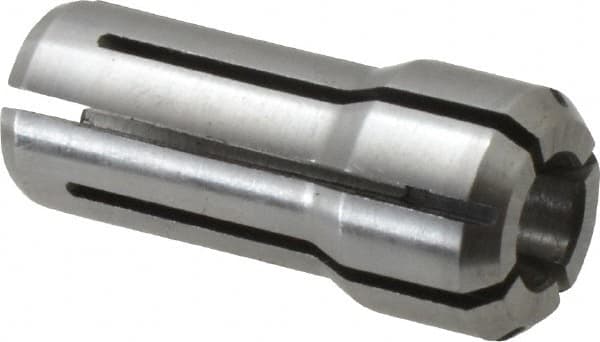 Parlec - 9/32 Inch, 17/64 to 9/32 Inch Collet Capacity, Series DA200 Double Angle Collet - 1-3/16 Inch Overall Length, 0.539 Inch Overall Diameter - Exact Tooling