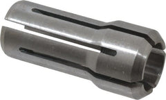 Parlec - 23/64 Inch, 11/32 to 23/64 Inch Collet Capacity, Series DA200 Double Angle Collet - 1-3/16 Inch Overall Length, 0.539 Inch Overall Diameter - Exact Tooling