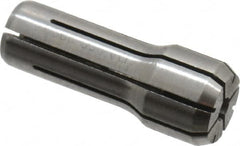 Parlec - 3/32 Inch, 5/64 to 3/32 Inch Collet Capacity, Series DA300 Double Angle Collet - 1 Inch Overall Length, 3/8 Inch Overall Diameter - Exact Tooling