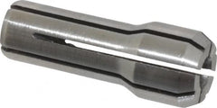 Parlec - 9/64 Inch, 1/8 to 9/64 Inch Collet Capacity, Series DA300 Double Angle Collet - 1 Inch Overall Length, 3/8 Inch Overall Diameter - Exact Tooling