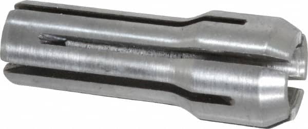 Parlec - 3/16 Inch, 11/64 to 3/16 Inch Collet Capacity, Series DA300 Double Angle Collet - 1 Inch Overall Length, 3/8 Inch Overall Diameter - Exact Tooling