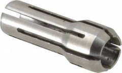Parlec - 15/64 Inch, 0.2188 to 15/64 Inch Collet Capacity, Series DA300 Double Angle Collet - 1 Inch Overall Length, 3/8 Inch Overall Diameter - Exact Tooling