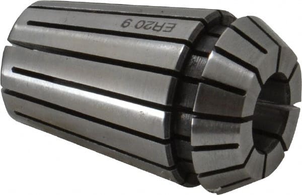 Parlec - 8 to 9mm ER20 Collet - 1.24" OAL, 0.827" Overall Diam - Exact Tooling