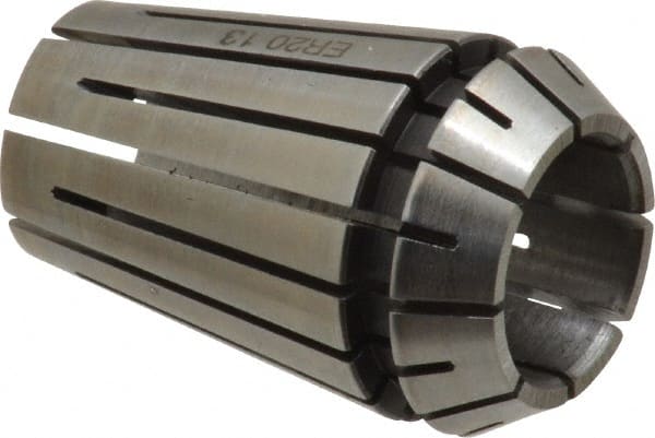 Parlec - 12 to 13mm ER20 Collet - 1.24" OAL, 0.827" Overall Diam - Exact Tooling