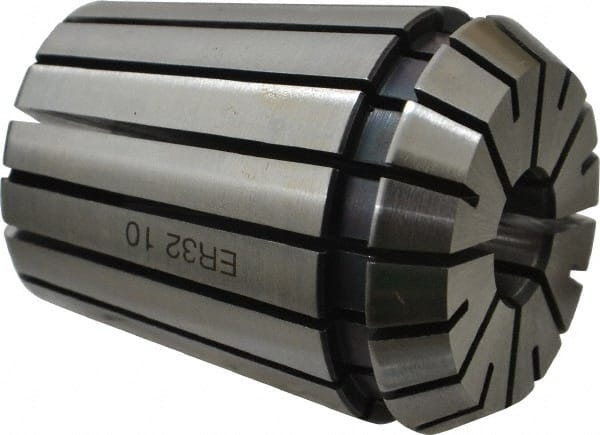 Parlec - 9 to 10mm ER32 Collet - 1.574" OAL, 1.3" Overall Diam - Exact Tooling