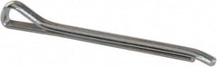 Made in USA - 7/64" Diam x 1-1/2" Long Hammerlock Cotter Pin - Grade 2, Zinc-Plated, Steel - Exact Tooling