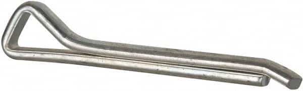 Made in USA - 1/4" Diam x 2" Long Hammerlock Cotter Pin - Grade 2, Zinc-Plated, Steel - Exact Tooling