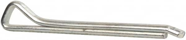 Made in USA - 1/4" Diam x 2-1/2" Long Hammerlock Cotter Pin - Grade 2, Zinc-Plated, Steel - Exact Tooling