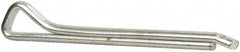Made in USA - 1/4" Diam x 2-1/2" Long Hammerlock Cotter Pin - Grade 2, Zinc-Plated, Steel - Exact Tooling