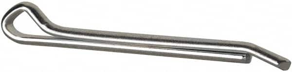 Made in USA - 3/8" Diam x 4" Long Hammerlock Cotter Pin - Grade 2, Zinc-Plated, Steel - Exact Tooling