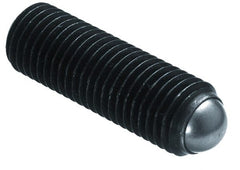 Gibraltar - 42mm OAL, Steel, Headless Rolling Ball End Clamping Screw - 6,744 Lb Max Load, 8.5mm Ball Diam - Exact Tooling