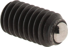 Gibraltar - 8mm OAL, Steel, Headless Rolling Ball End Clamping Screw - 786 Lb Max Load, 2.5mm Ball Diam - Exact Tooling