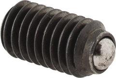 Gibraltar - 10mm OAL, Steel, Headless Rolling Ball End Clamping Screw - 1,011 Lb Max Load, 3mm Ball Diam - Exact Tooling