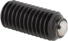 Gibraltar - 12mm OAL, Steel, Headless Rolling Ball End Clamping Screw - 1,011 Lb Max Load, 3mm Ball Diam - Exact Tooling