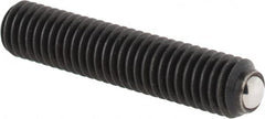 Gibraltar - 25mm OAL, Steel, Headless Rolling Ball End Clamping Screw - 1,011 Lb Max Load, 3mm Ball Diam - Exact Tooling