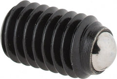 Gibraltar - 10.8mm OAL, Steel, Headless Rolling Ball End Clamping Screw - 2,023 Lb Max Load, 4mm Ball Diam - Exact Tooling