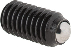 Gibraltar - 12.8mm OAL, Steel, Headless Rolling Ball End Clamping Screw - 2,023 Lb Max Load, 4mm Ball Diam - Exact Tooling