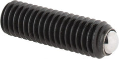 Gibraltar - 20.8mm OAL, Steel, Headless Rolling Ball End Clamping Screw - 2,023 Lb Max Load, 4mm Ball Diam - Exact Tooling