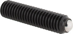 Gibraltar - 25.8mm OAL, Steel, Headless Rolling Ball End Clamping Screw - 2,023 Lb Max Load, 4mm Ball Diam - Exact Tooling
