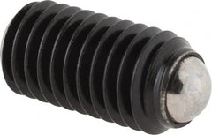Gibraltar - 17.2mm OAL, Steel, Headless Rolling Ball End Clamping Screw - 3,272 Lb Max Load, 5.5mm Ball Diam - Exact Tooling