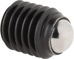 Gibraltar - 13.7mm OAL, Steel, Headless Rolling Ball End Clamping Screw - 4,496 Lb Max Load, 7mm Ball Diam - Exact Tooling