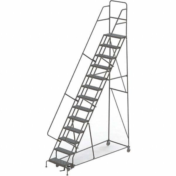 TRI-ARC - Rolling & Wall Mounted Ladders & Platforms Type: Rolling Warehouse Ladder Style: Rolling Platform Ladder - Exact Tooling