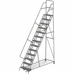 TRI-ARC - Rolling & Wall Mounted Ladders & Platforms Type: Rolling Warehouse Ladder Style: Rolling Platform Ladder - Exact Tooling