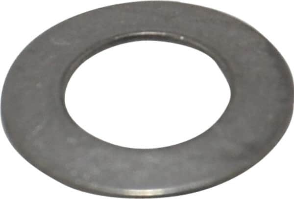 Gardner Spring - 1/4" Bolt, 0.255" ID, Grade 302 Stainless Steel, Belleville Disc Spring - 1/2" OD, 0.036" High, 0.022" Thick - Exact Tooling