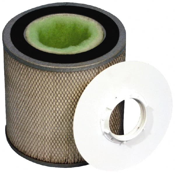 Extract-All - 9-3/4 Inch Wide, Micro Fiber Paper Air Filter - Exact Tooling