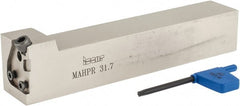 Iscar - MAHP, External, Right Hand, Indexable Grooving Tool Holder - 1-1/4" Shank Height, 1-1/4" Shank Width, 7" OAL - Exact Tooling