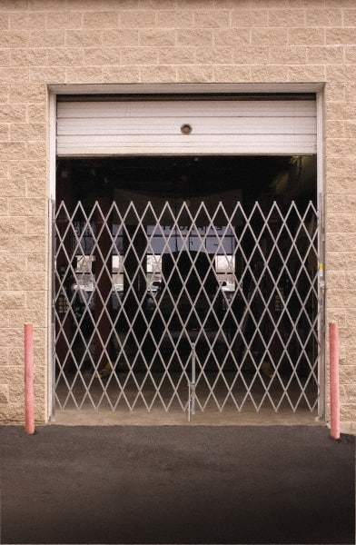 Illinois Engineered Products - 90" High Single Folding Gate - Galvanized Steel, Silver - Exact Tooling