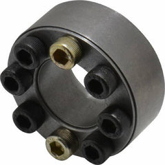 Climax Metal Products - M6 Thread, 1" Bore Diam, 1.969" OD, Shaft Locking Device - 9 Screws, 8,027 Lb Axial Load, 1.969" OAW, 0.669" Thrust Ring Width, 334 Ft/Lb Max Torque - Exact Tooling