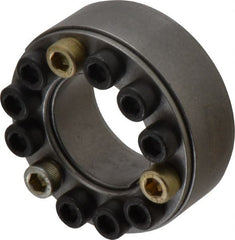 Climax Metal Products - M6 Thread, 1-1/4" Bore Diam, 2.362" OD, Shaft Locking Device - 12 Screws, 10,703 Lb Axial Load, 2.362" OAW, 0.669" Thrust Ring Width, 557 Ft/Lb Max Torque - Exact Tooling