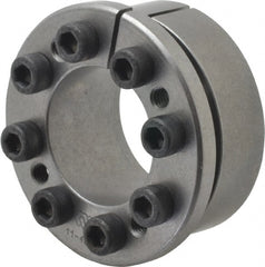Climax Metal Products - M6 Thread, 1-3/8" Bore Diam, 2.362" OD, Shaft Locking Device - 8 Screws, 10,024 Lb Axial Load, 2.618" OAW, 0.669" Thrust Ring Width, 574 Ft/Lb Max Torque - Exact Tooling