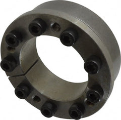 Climax Metal Products - M8 Thread, 2-7/16" Bore Diam, 3.74" OD, Shaft Locking Device - 9 Screws, 20,836 Lb Axial Load, 4.016" OAW, 0.787" Thrust Ring Width, 2,116 Ft/Lb Max Torque - Exact Tooling