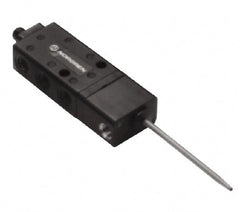 Norgren - 0.34 CV Rate, 1/8" NPT Inlet 5/2 Super Mechanical Valve - 1/8" NPT Inlet, Packed Spool Valve, Antenna Actuator - Exact Tooling