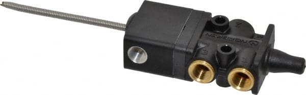 Norgren - 0.34 CV Rate, 1/8" NPT Inlet 3/2 Super Mechanical Valve - 1/8" NPT Inlet, Packed Spool Valve, Antenna Actuator - Exact Tooling